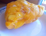 A picture of step 1 of Mango Sorbet.