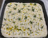 A picture of step 4 of Focaccia Bianca with Salt and Rosemary.