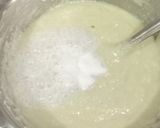 A picture of step 3 of Malai Steam Rava Cake.