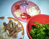 Foto langkah ke 3 dari resep Tumis kangkung bakso tempe.