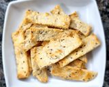 Foto del paso 3 de la receta: Palitos de queso y semillas de lino