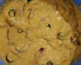 A picture of step 7 of Pakora curry.