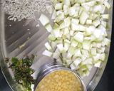 A picture of step 1 of Dudhi bhopla(Bottlegourd simple and tasty version).