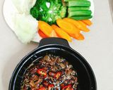 Hình bước làm 2 của món Rau củ luộc chấm kho quẹt