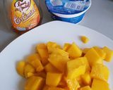 Foto del paso 1 de la receta: Postre yogurt - mango