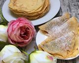 Hình bước làm 5 của món Bánh xèo ngọt cho các con