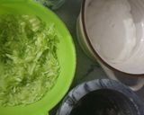 A picture of step 1 of Cucumber dip.