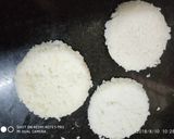 A picture of step 2 of Idli chat pata chat.