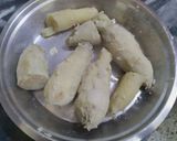 A picture of step 2 of Rosher Puli/A makar Sankranti recipe from Bengal.