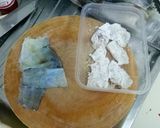 รูปขั้นตอนการทำที่ 2 ของ ข้าวผัดเขียวหวานปลาสลิดฟู