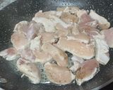 Foto del paso 2 de la receta: Tacu tacu de frejoles con pollo saltado