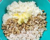 Foto del paso 4 de la receta: Capeletis de ricotta, pollo y nuez con masa precocida casera