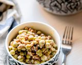 Finom mézes lencsesaláta (laktózmentes, tejmentes) recept fázis 3 fotója