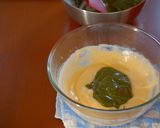 A picture of step 11 of No-Bake! Matcha Chocolate Cheesecake.