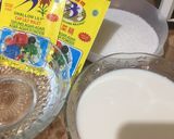 Foto langkah ke 1 dari resep Green Egg fluor Pudding (Pudding Terigu).