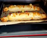 Foto del paso 6 de la receta: Bratwurst con mostaza y miel en hojaldre