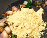 A picture of step 3 of Sindhi Kadhi.