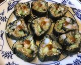 A picture of step 5 of 325 California Farm Shrimp Sushi Rolls.