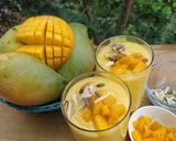 A picture of step 3 of Mango lassi.