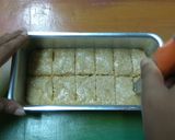 A picture of step 9 of Coconut Barfi Coconut Sandesh.