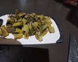 Foto langkah ke 3 dari resep Manisan sawi asin.