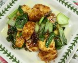 Gambar langkah 5 resipi 👩‍🍳Sayur Pak Choy Tofu Telur.
