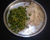 A picture of step 2 of Methi muthiya.