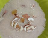A picture of step 7 of Suji ka halwa.