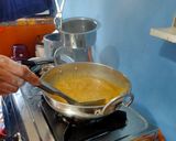 A picture of step 4 of Kadha prasad.