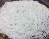 A picture of step 3 of Rice flour Idiyappam.