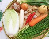 Hình bước làm 1 của món Kim chi cải thảo