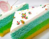 Foto langkah ke 11 dari resep Rainbow Cake Simple.