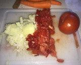 Foto del paso 1 de la receta: Guiso de salchichas con longaniza ahumada