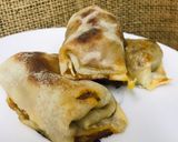 Foto del paso 7 de la receta: Empanaditas chinas o arrolladitos primavera al horno