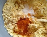 A picture of step 1 of Masala Chilla.