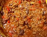 A picture of step 9 of Chilli Con Carne 😋.