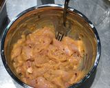 A picture of step 1 of Miso and sesame chicken.