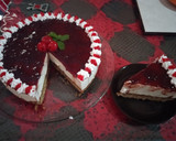 Foto del paso 12 de la receta: Cheesecake de cereza para Navidad