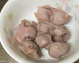 A picture of step 3 of Japanese Yakitori (焼鳥 skewer-grilled chicken) ①.