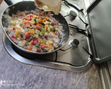 Foto del paso 2 de la receta: Arroz con verduras y bacon en 14 minutos