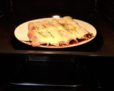 Foto del paso 2 de la receta: Canelones de jamón rellenos de berenjena a la plancha con queso