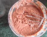 A picture of step 2 of Guava chocolate brownie cake.