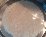 A picture of step 1 of Mong daal Khichri.