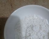 A picture of step 1 of Sagodana and suji kheer.