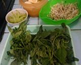 Foto langkah ke 1 dari resep Lotek Sayur Tak Pakai Cobek.