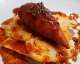 Foto del paso 13 de la receta: Calamares rellenos de carne y patatas a lo pobre