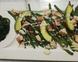 Foto del paso 3 de la receta: Espinacas y ejotes con yogurt y pepino