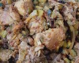 A picture of step 5 of Chicken with pumpkin.
