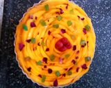 A picture of step 9 of Mango flower tart.