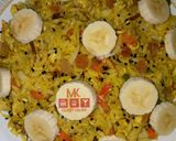 A picture of step 1 of Arabian Rice.